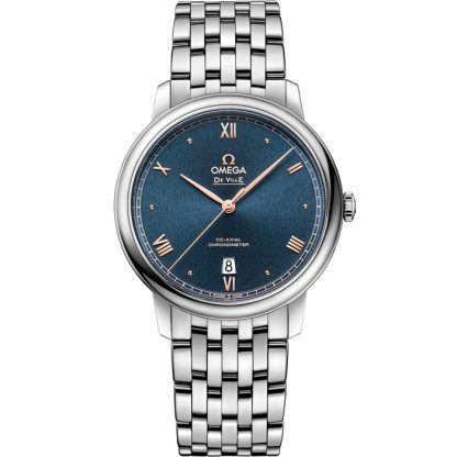Omega De Ville Prestige 39,5 mm, Stahl mit Stahlarmband 424.10.40.20.03.004