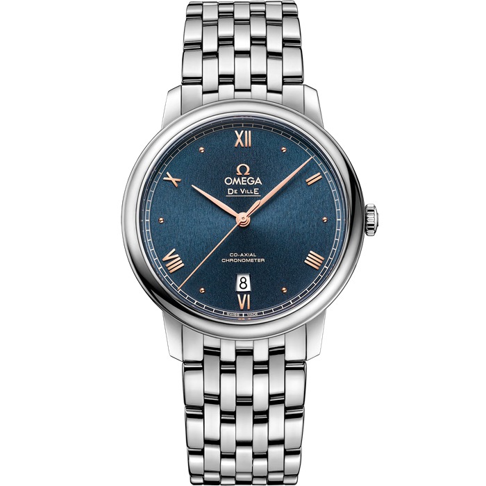 Omega De Ville Prestige 39,5 mm, Stahl mit Stahlarmband 424.10.40.20.03.004