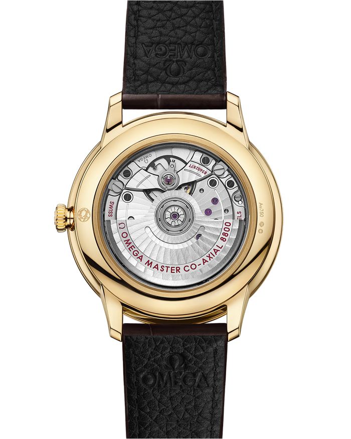 Omega De Ville Prestige 40 mm, Gelbgold mit Lederarmband 434.53.40.20.02.002 – Bild 2