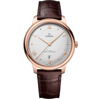 Omega De Ville Prestige 40 mm, Sedna™-Gold mit Lederarmband 434.53.40.20.02.001