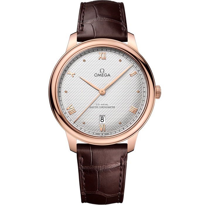 Omega De Ville Prestige 40 mm, Sedna™-Gold mit Lederarmband 434.53.40.20.02.001