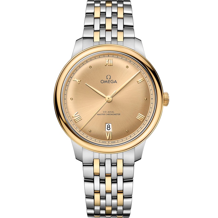 Omega De Ville Prestige 40 mm, Stahl - Gelbgold mit Gelbgoldband 434.20.40.20.08.001