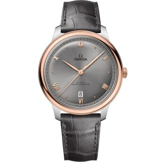 Omega De Ville Prestige 40 mm, Stahl - Sedna™-Gold mit Lederarmband 434.23.40.20.06.001