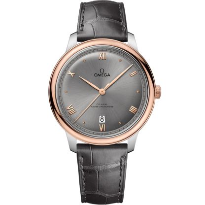 Omega De Ville Prestige 40 mm, Stahl - Sedna™-Gold mit Lederarmband 434.23.40.20.06.001