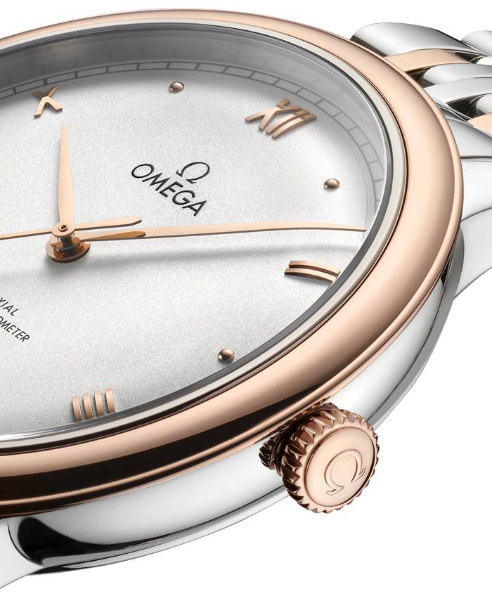 Omega De Ville Prestige 40 mm, Stahl - Sedna™-Gold mit Stahl- und Sedna™-Goldband 434.20.40.20.02.001 – Bild 3