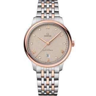 Omega De Ville Prestige 40 mm, Stahl - Sedna™-Gold mit Stahl- und Sedna™-Goldband 434.20.40.20.59.001