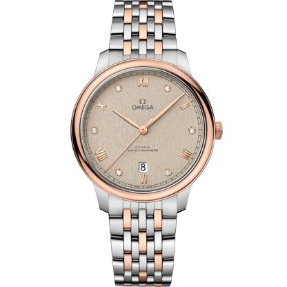 Omega De Ville Prestige 40 mm, Stahl - Sedna™-Gold mit Stahl- und Sedna™-Goldband 434.20.40.20.59.001