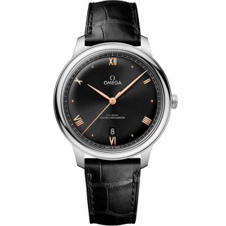 Omega De Ville Prestige 40 mm, Stahl mit Lederarmband 434.13.40.20.01.001