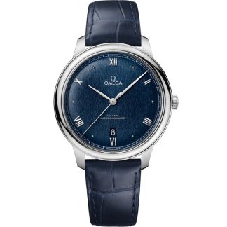 Omega De Ville Prestige 40 mm, Stahl mit Lederarmband 434.13.40.20.03.001