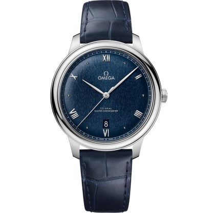 Omega De Ville Prestige 40 mm, Stahl mit Lederarmband 434.13.40.20.03.001