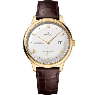 Omega De Ville Prestige 41 mm, Gelbgold mit Lederarmband 434.53.41.20.02.001