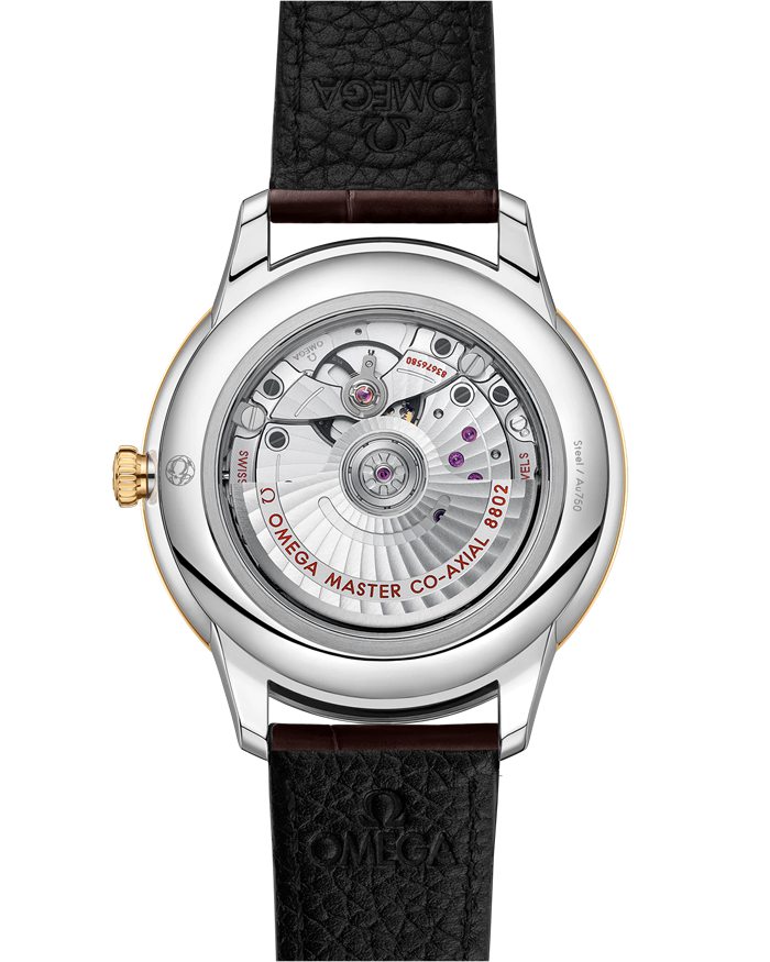 Omega De Ville Prestige 41 mm, Stahl - Gelbgold mit Lederarmband 434.23.41.20.08.001 – Bild 2