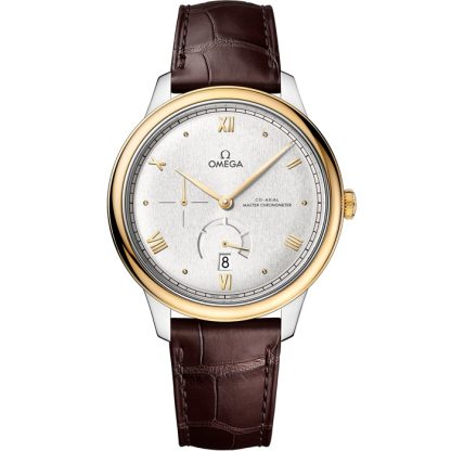 Omega De Ville Prestige 41 mm, Stahl - Gelbgold mit Lederarmband 434.23.41.21.02.001