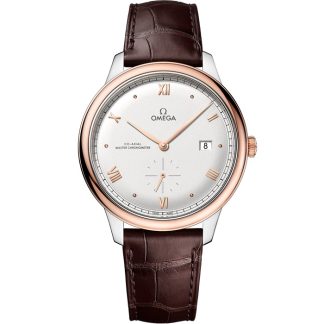 Omega De Ville Prestige 41 mm, Stahl - Sedna™-Gold mit Lederarmband 434.23.41.20.02.001