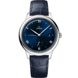 Omega De Ville Prestige 41 mm, Stahl mit Lederarmband 434.13.41.20.03.001