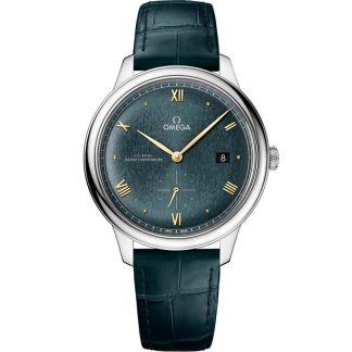 Omega De Ville Prestige 41 mm, Stahl mit Lederarmband 434.13.41.20.10.001