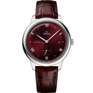 Omega De Ville Prestige 41 mm, Stahl mit Lederarmband 434.13.41.20.11.001