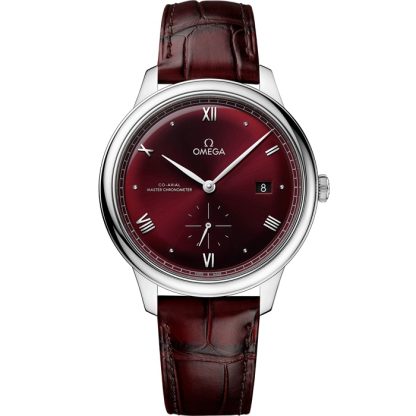 Omega De Ville Prestige 41 mm, Stahl mit Lederarmband 434.13.41.20.11.001
