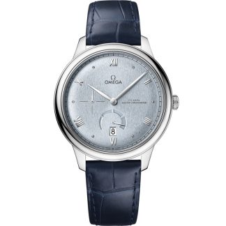 Omega De Ville Prestige 41 mm, Stahl mit Lederarmband 434.13.41.21.03.001