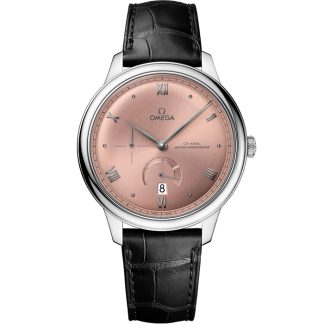 Omega De Ville Prestige 41 mm, Stahl mit Lederarmband 434.13.41.21.10.001