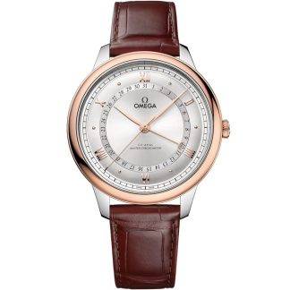Omega De Ville Prestige 42 mm, Stahl - Sedna™-Gold mit Alligator 434.23.42.22.02.001