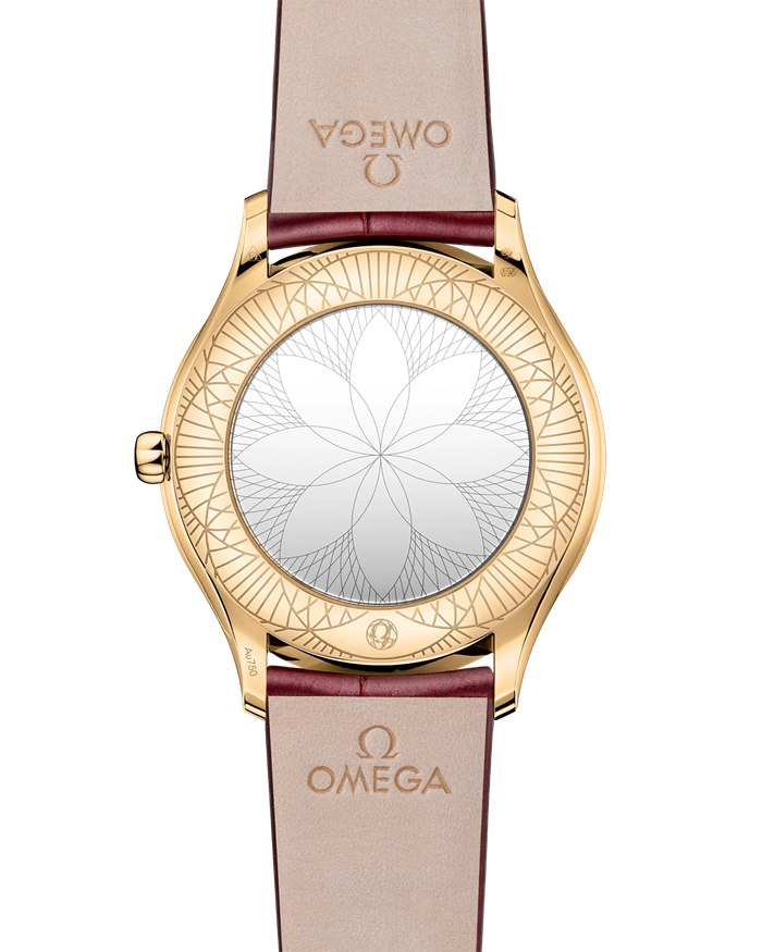 Omega De Ville Trésor 36 mm, Moonshine™-Gold mit Lederarmband 428.58.36.60.11.001 – Bild 2