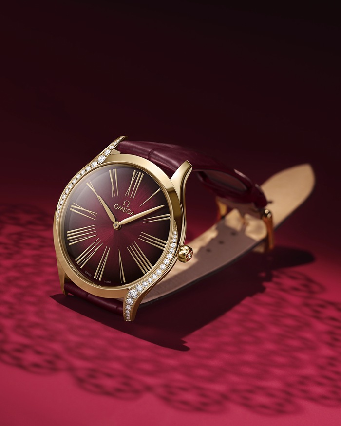 Omega De Ville Trésor 36 mm, Moonshine™-Gold mit Lederarmband 428.58.36.60.11.001 – Bild 3