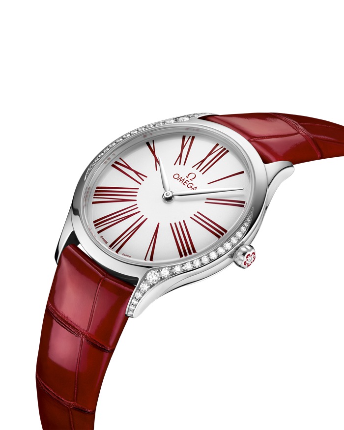 Omega De Ville Trésor 36 mm, Stahl mit Lederarmband 428.18.36.60.04.002 – Bild 3