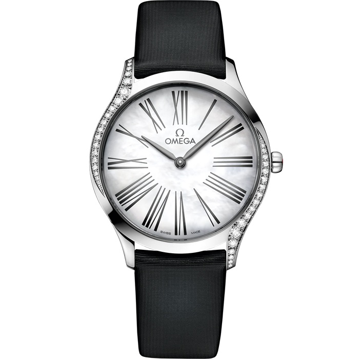 Omega De Ville Trésor 36 mm, Stahl mit Textilarmband 428.17.36.60.05.001