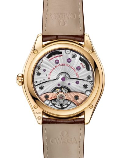 Omega De Ville Trésor 40 mm, Gelbgold mit Lederarmband 435.53.40.21.09.001 – Bild 2