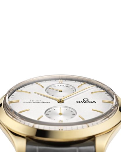 Omega De Ville Trésor 40 mm, Gelbgold mit Lederarmband 435.53.40.22.02.001 – Bild 3