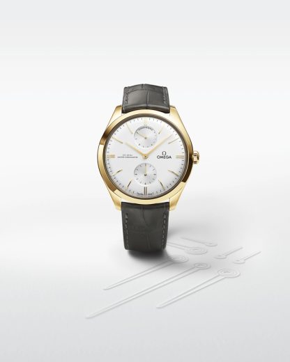 Omega De Ville Trésor 40 mm, Gelbgold mit Lederarmband 435.53.40.22.02.001 – Bild 5