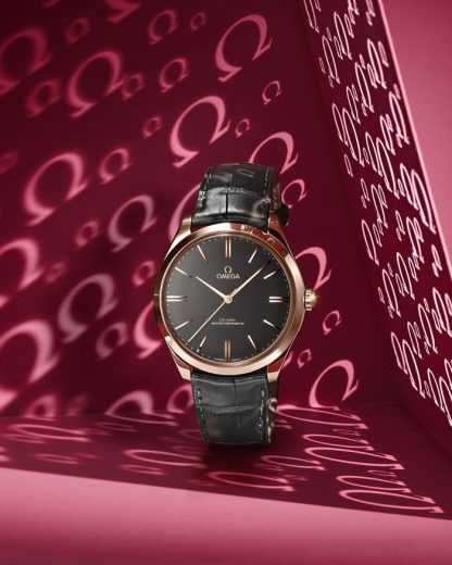Omega De Ville Trésor 40 mm, Sedna™-Gold mit Lederarmband 435.53.40.21.06.001 – Bild 3