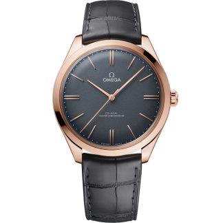 Omega De Ville Trésor 40 mm, Sedna™-Gold mit Lederarmband 435.53.40.21.06.001