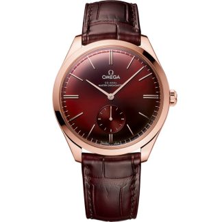 Omega De Ville Trésor 40 mm, Sedna™-Gold mit Lederarmband 435.53.40.21.11.002