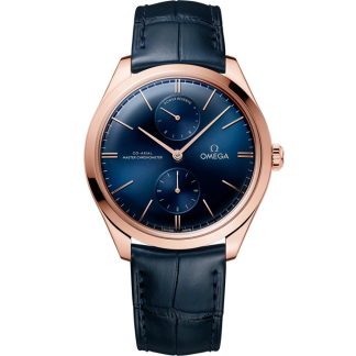 Omega De Ville Trésor 40 mm, Sedna™-Gold mit Lederarmband 435.53.40.22.03.001