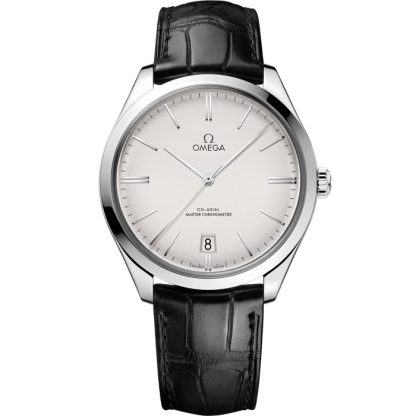 Omega De Ville Trésor 40 mm, Stahl mit Lederarmband 435.13.40.21.02.001