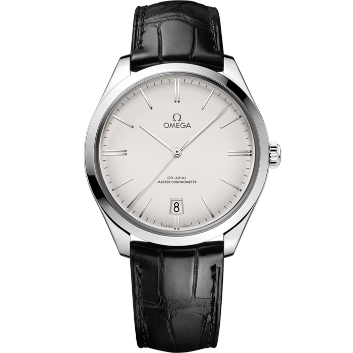 Omega De Ville Trésor 40 mm, Stahl mit Lederarmband 435.13.40.21.02.001