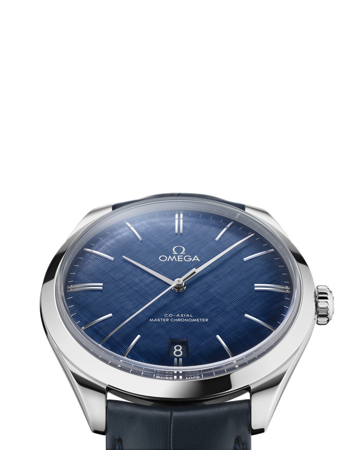 Omega De Ville Trésor 40 mm, Stahl mit Lederarmband 435.13.40.21.03.001 – Bild 3