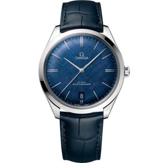 Omega De Ville Trésor 40 mm, Stahl mit Lederarmband 435.13.40.21.03.001