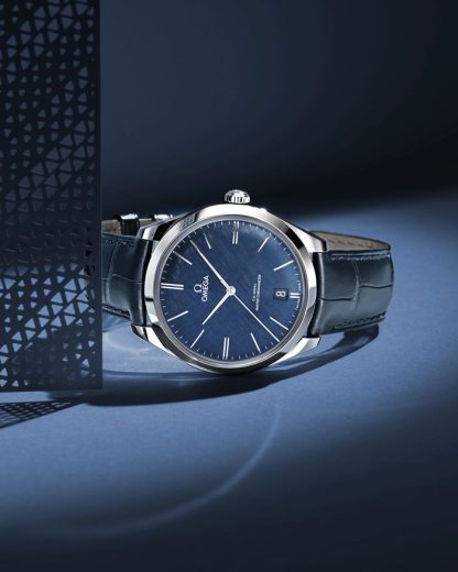 Omega De Ville Trésor 40 mm, Stahl mit Lederarmband 435.13.40.21.03.001 – Bild 5