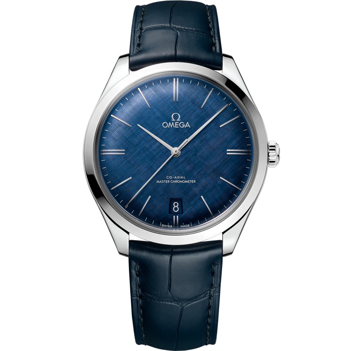 Omega De Ville Trésor 40 mm, Stahl mit Lederarmband 435.13.40.21.03.001