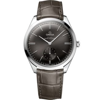 Omega De Ville Trésor 40 mm, Stahl mit Lederarmband 435.13.40.21.06.001
