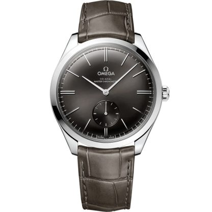 Omega De Ville Trésor 40 mm, Stahl mit Lederarmband 435.13.40.21.06.001