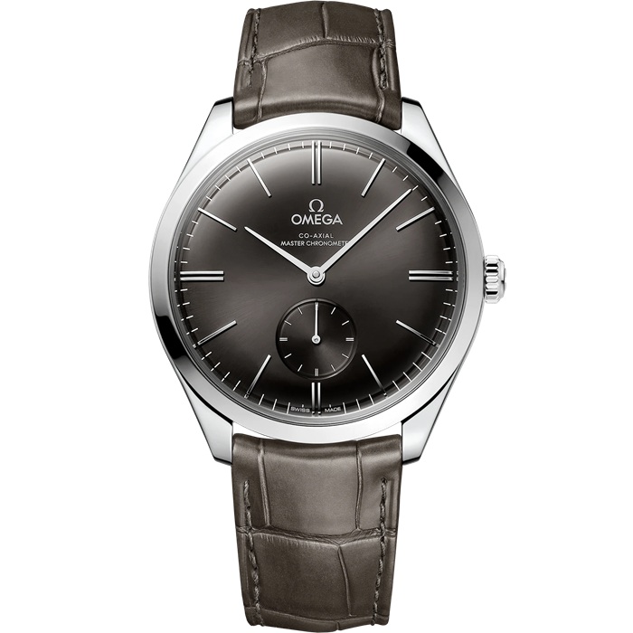 Omega De Ville Trésor 40 mm, Stahl mit Lederarmband 435.13.40.21.06.001