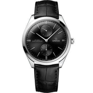 Omega De Ville Trésor 40 mm, Stahl mit Lederarmband 435.13.40.22.01.001
