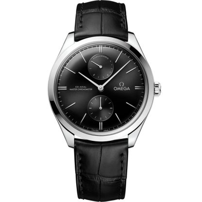Omega De Ville Trésor 40 mm, Stahl mit Lederarmband 435.13.40.22.01.001