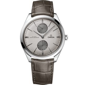 Omega De Ville Trésor 40 mm, Stahl mit Lederarmband 435.13.40.22.06.001