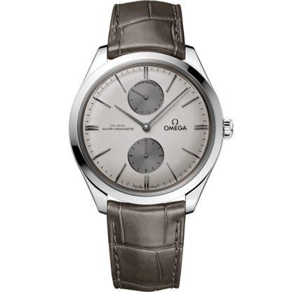 Omega De Ville Trésor 40 mm, Stahl mit Lederarmband 435.13.40.22.06.001