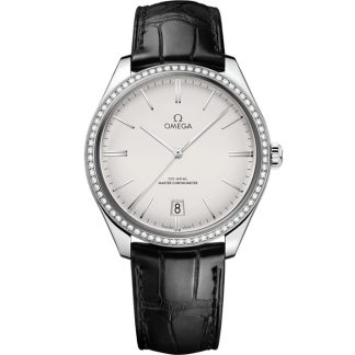 Omega De Ville Trésor 40 mm, Stahl mit Lederarmband 435.18.40.21.02.001
